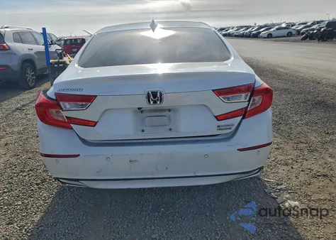 2021 Honda Accord Touring Hybrid from USA, damaged, VIN 1HGCV3F93MA015552